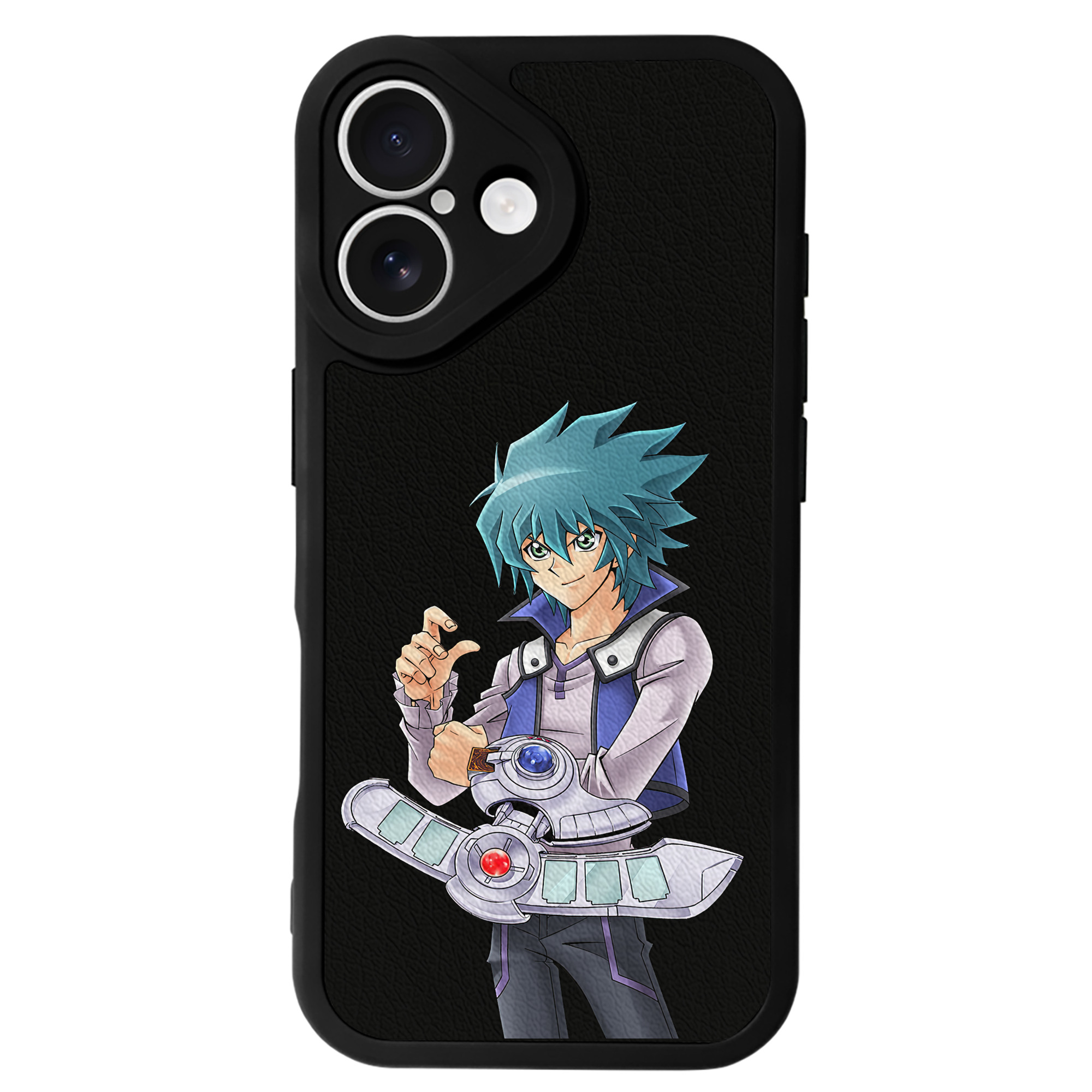 遊☆戯☆王 Yu-Gi-Oh! 【iPhone 16シリーズ対応】シリコンスマホケース（レザー調） 材質：シリコン